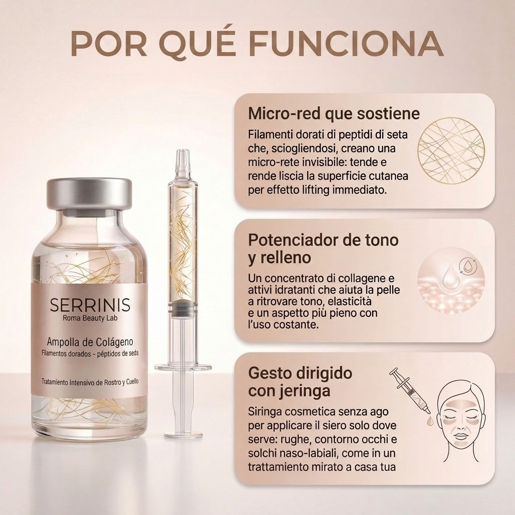 Serrinis – Sérum Coreano con Efecto Lifting desde la Primera Aplicación