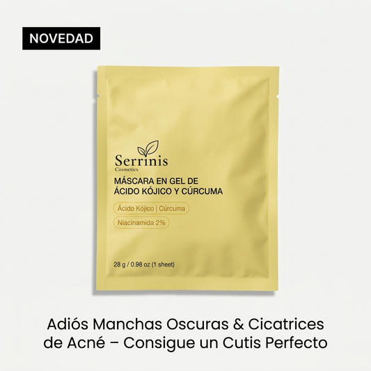Ácido Kojic, Cúrcuma, Mascarilla de Colágeno