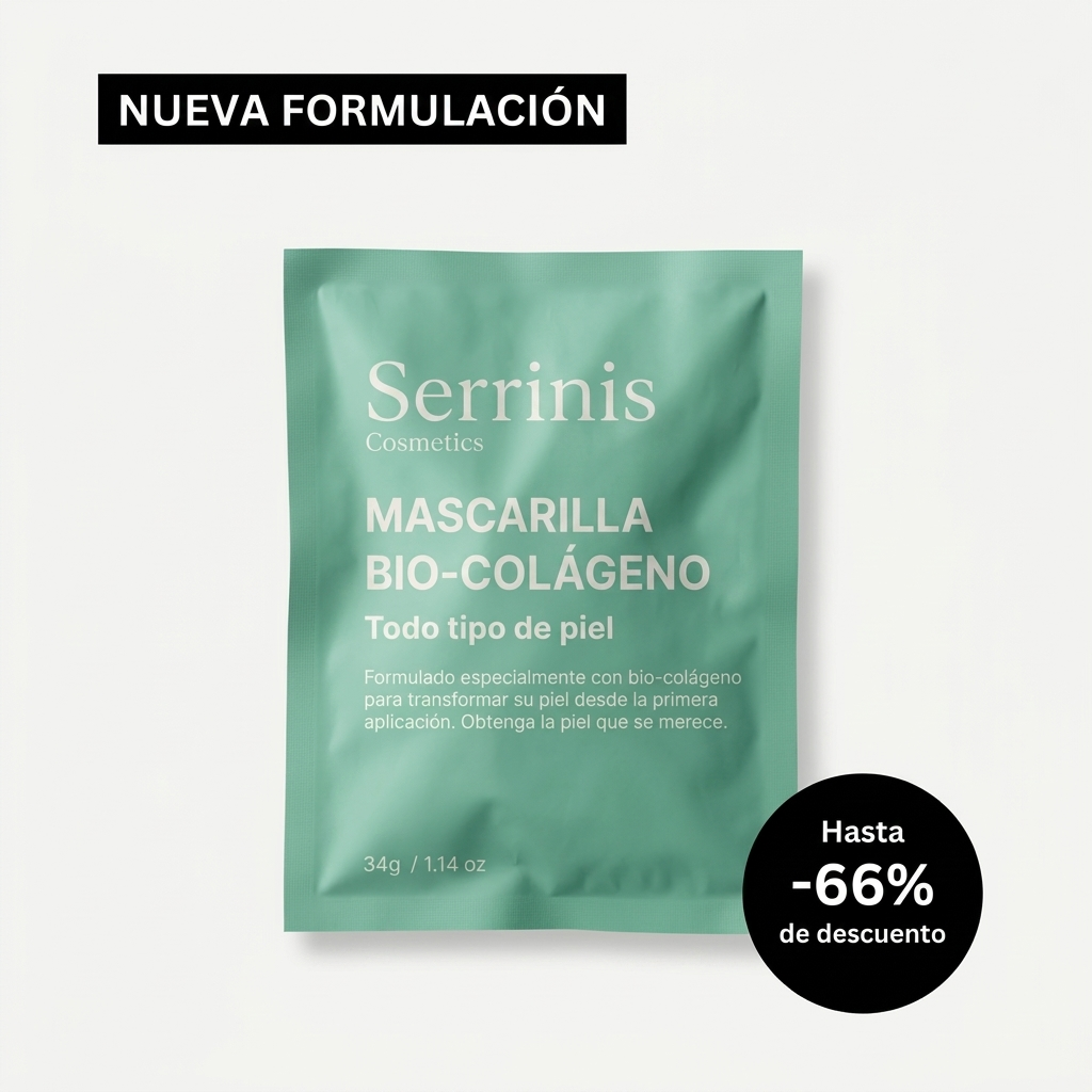Mascarilla de biocolágeno