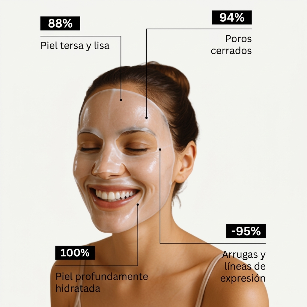 Mascarilla de biocolágeno