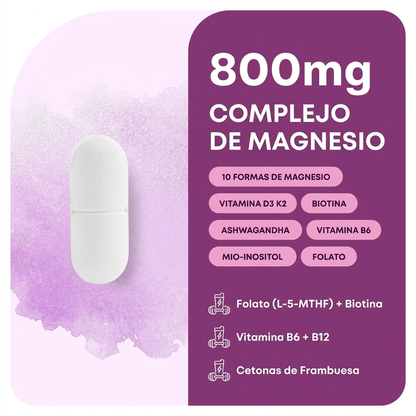 Complejo de Magnesio para Mujeres — Fórmula 20 en 1 Serrinis