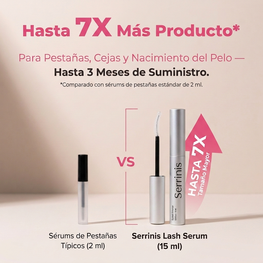Sérum Coreano Crece-Pestañas con Doble Aplicador