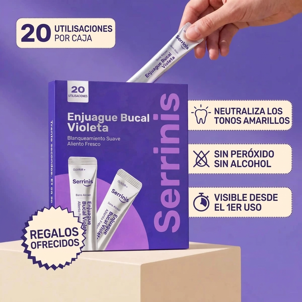 Serrinis Blanqueador Morado