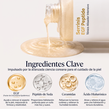 Tónico de Péptidos de Seda con EGF