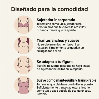 Tirante integrada para sujetador Comfort Shaper